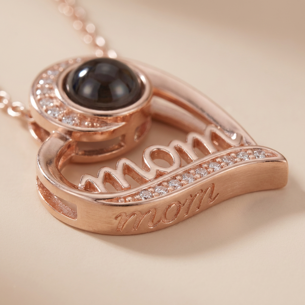 Personalized Hidden Photo Necklace for Moms — A Secret Memory, Always Close