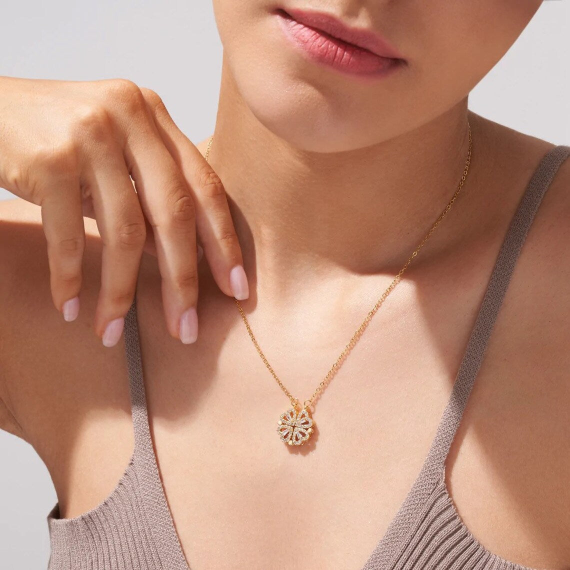 Lucky Heart Necklace — Luck That Opens Into Love