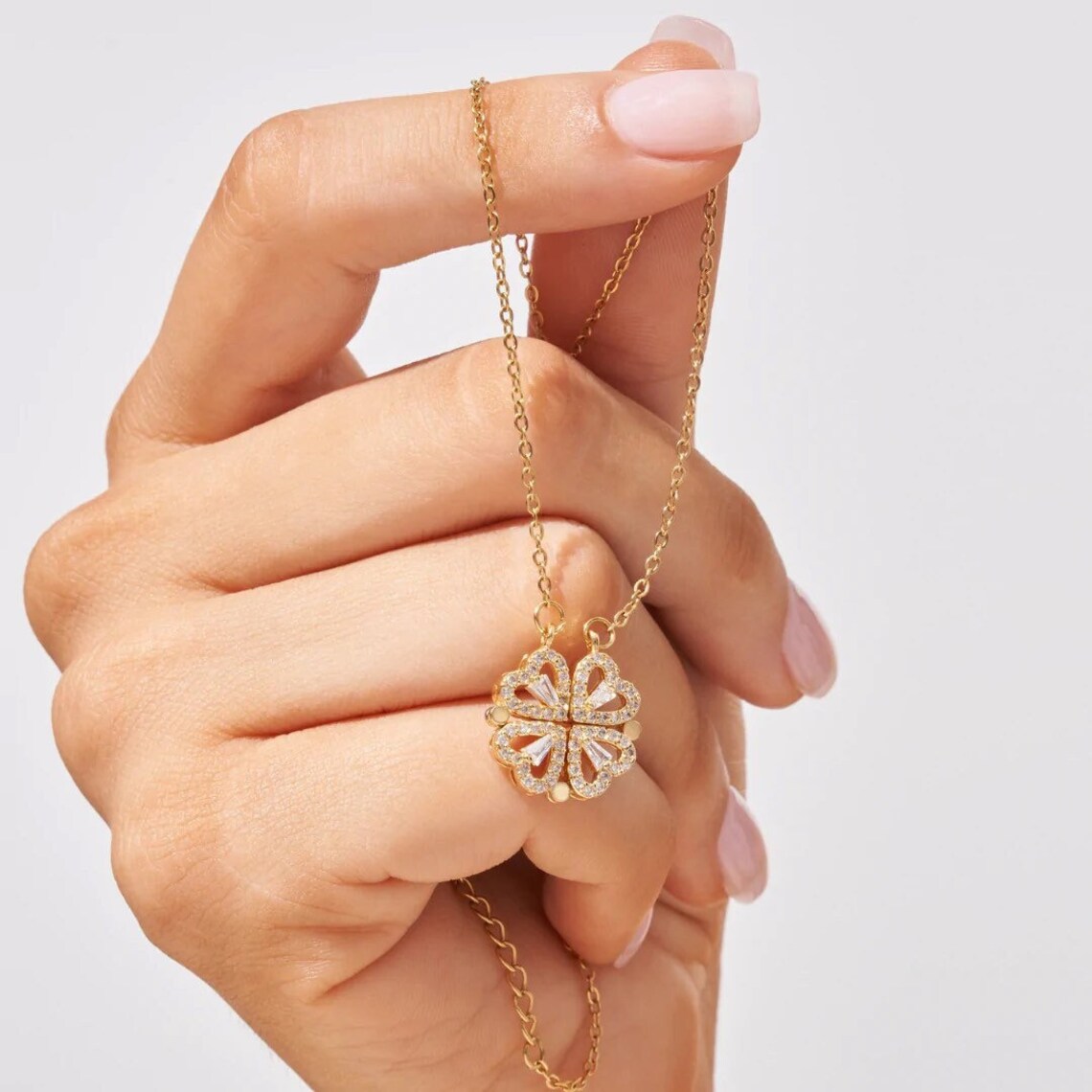 Lucky Heart Necklace — Luck That Opens Into Love