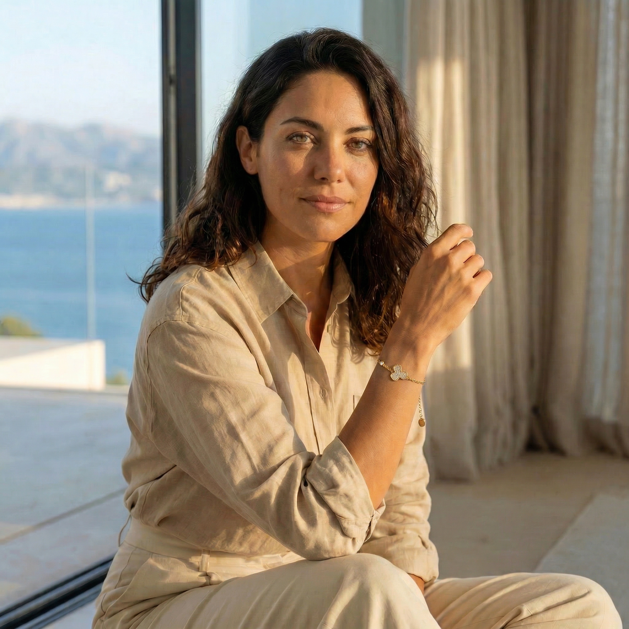 Soléa Pavé Clover Bracelet — 18k PVD Gold