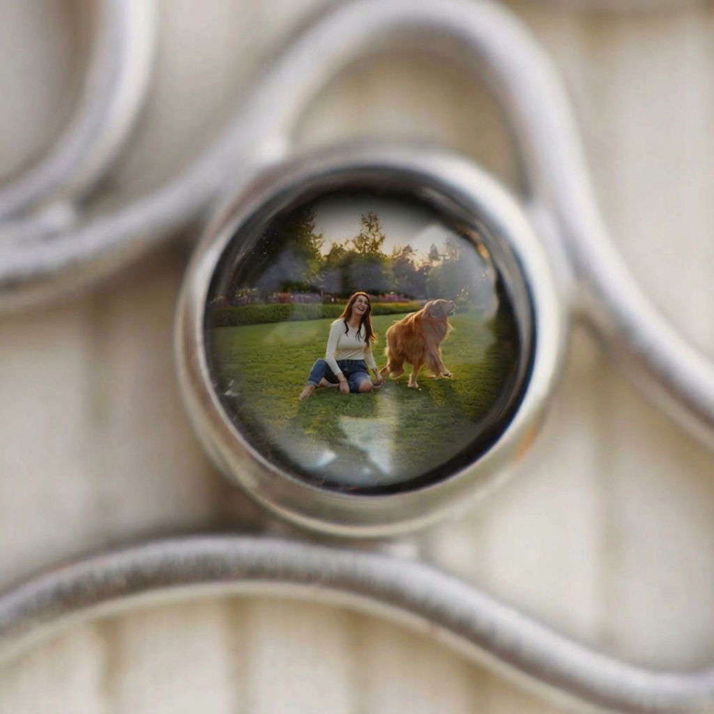 Personalized Pet Photo Necklace — Keep Them Close, Always