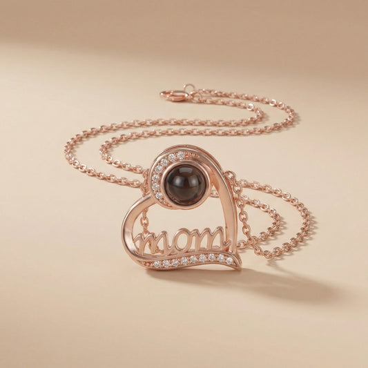 Personalized Hidden Photo Necklace for Moms – Meaningful Mother’s Day & Birthday Gift