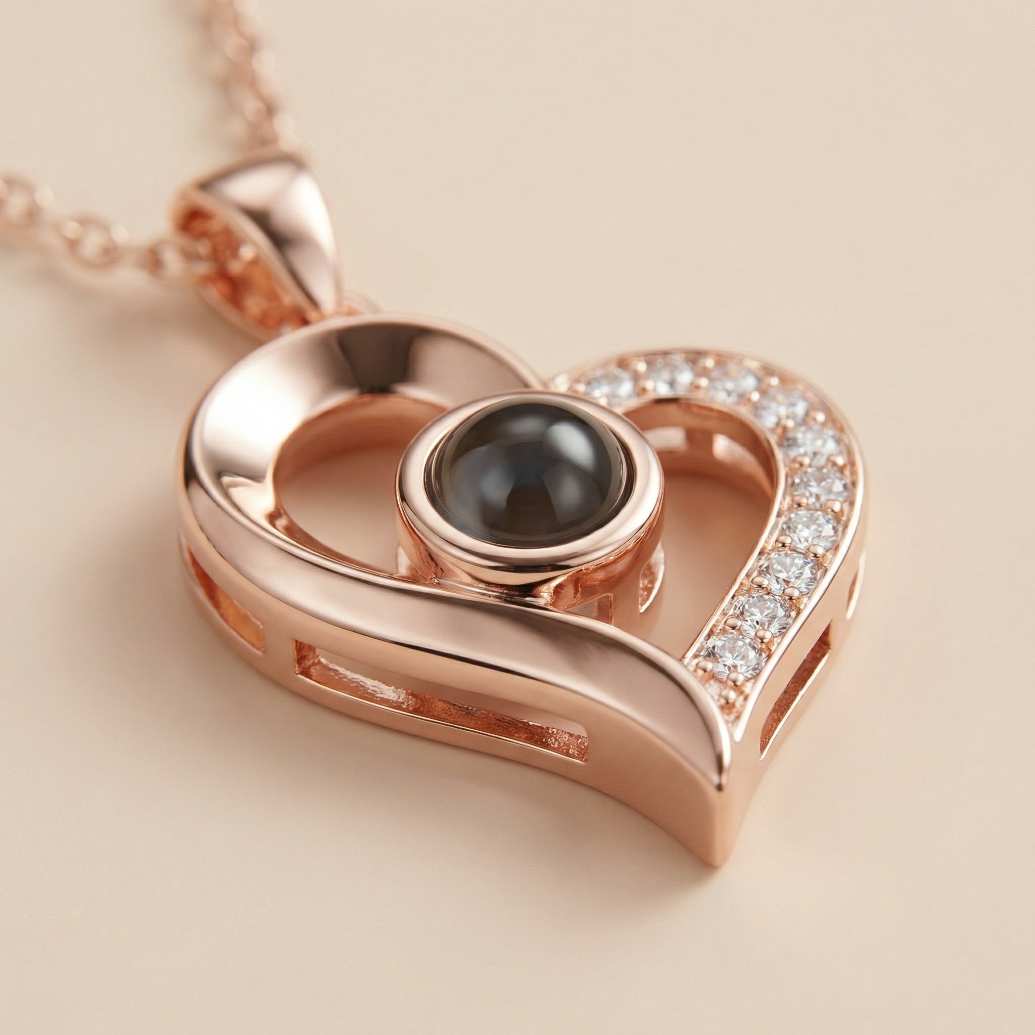 Personalized Heart Photo Necklace — Your Favorite Memory, Worn Close