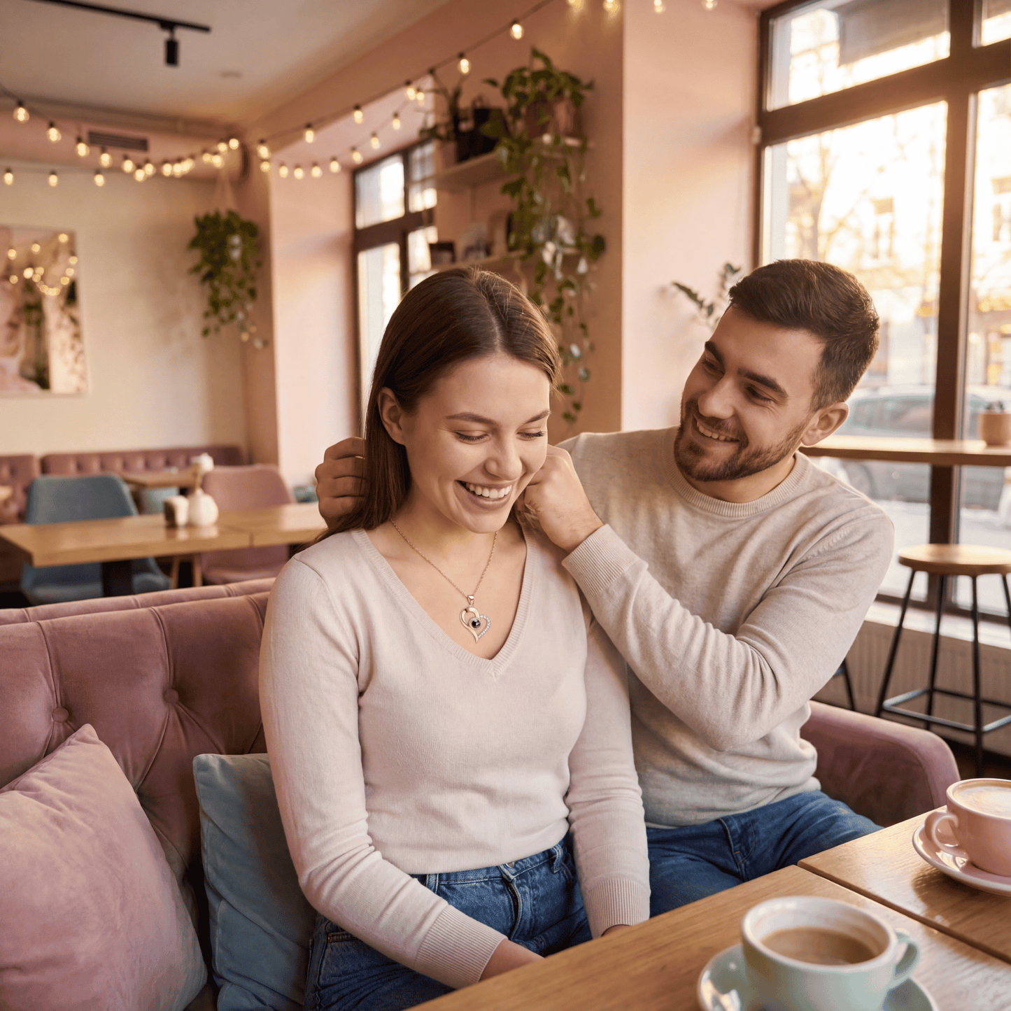 Personalized Heart Photo Necklace – Custom Photo Jewelry | Romantic Gift for Lovers, Best Friends, Birthdays & Valentine’s Day