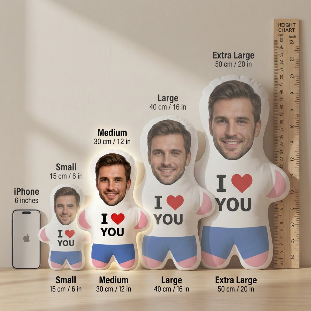 Custom Face Pillow — Hug the Face You Love