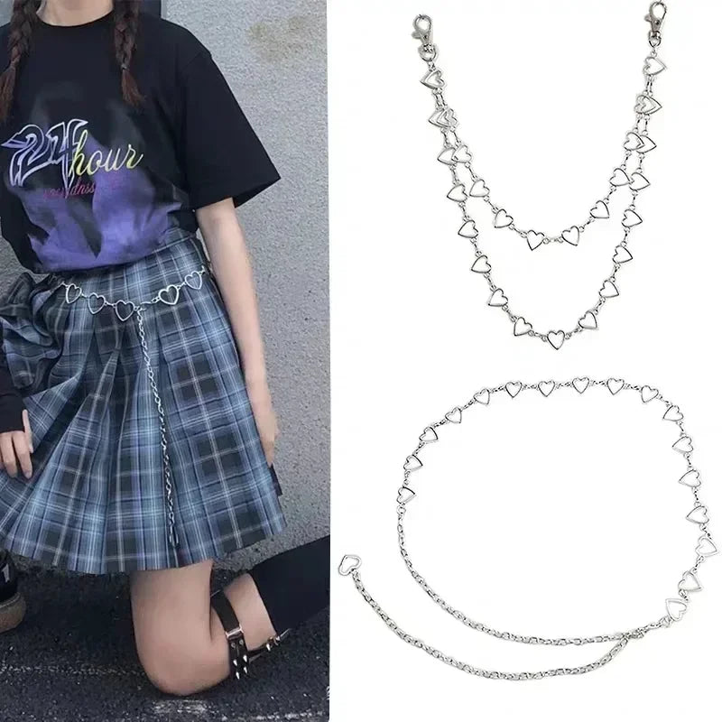 Crystal Fringe Chain Waist Belt – Statement Body Chain