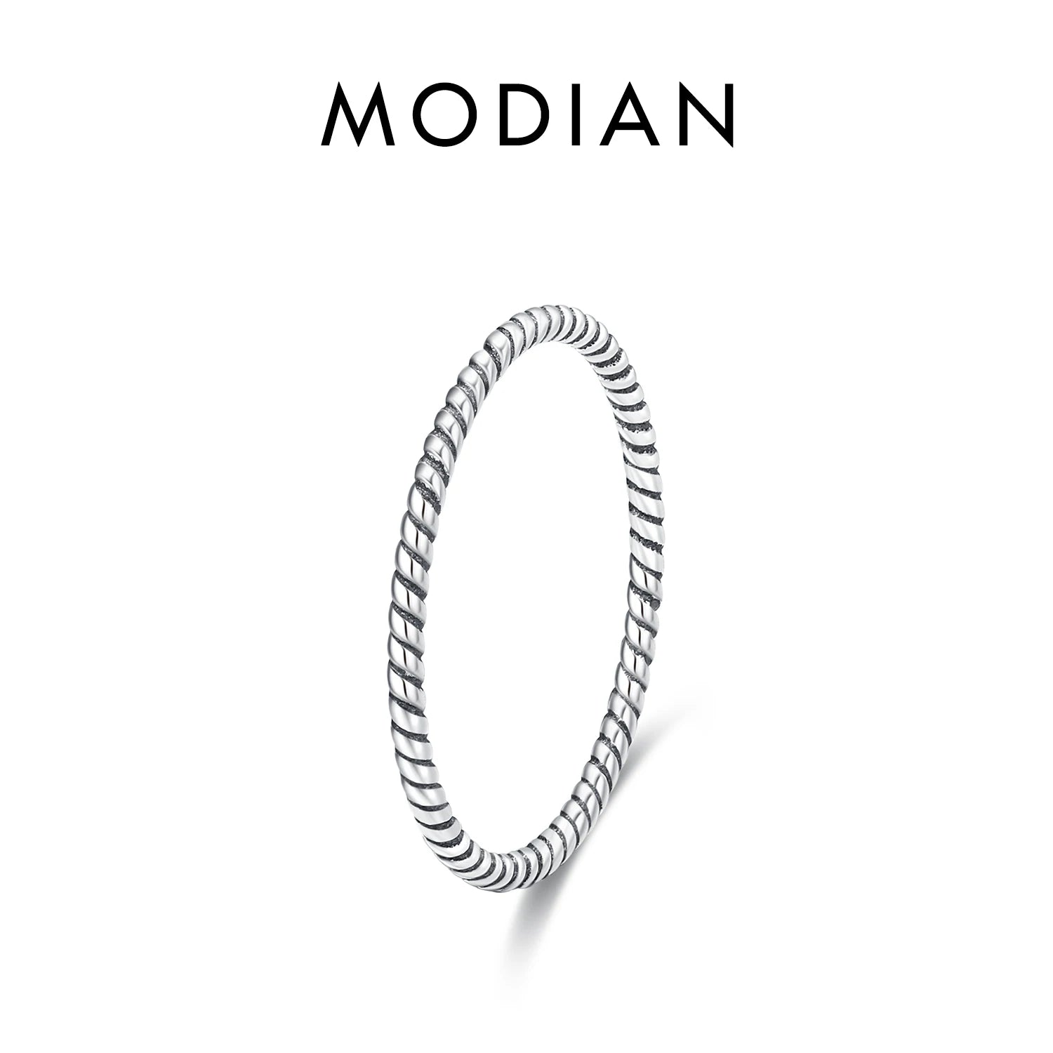 Sterling Silver Stackable Wave Ring