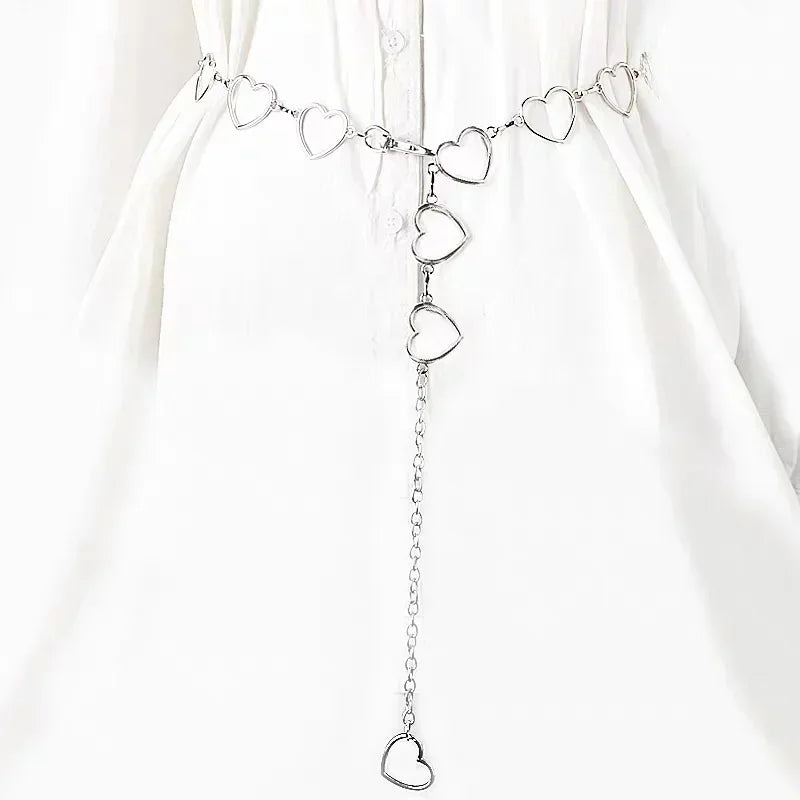Crystal Fringe Chain Waist Belt – Statement Body Chain