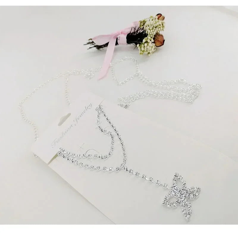 Crystal Fringe Chain Waist Belt – Statement Body Chain