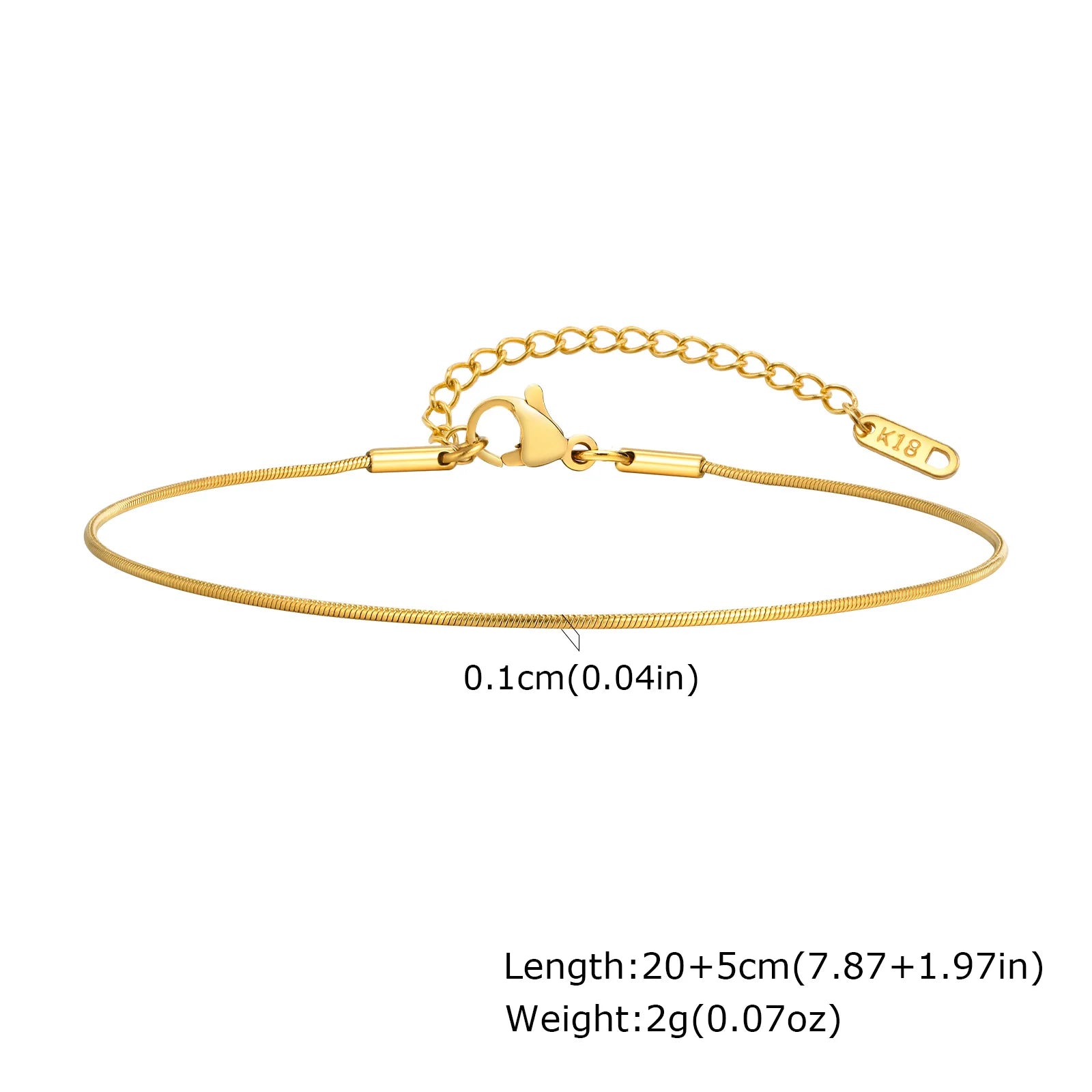 Lucky Blue Evil Eye Beaded Anklet – Waterproof Gold