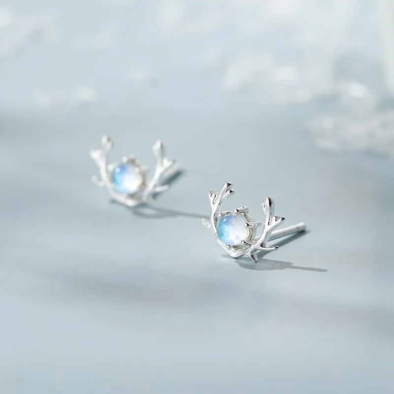 Cute Zircon Cherry Stud Earrings