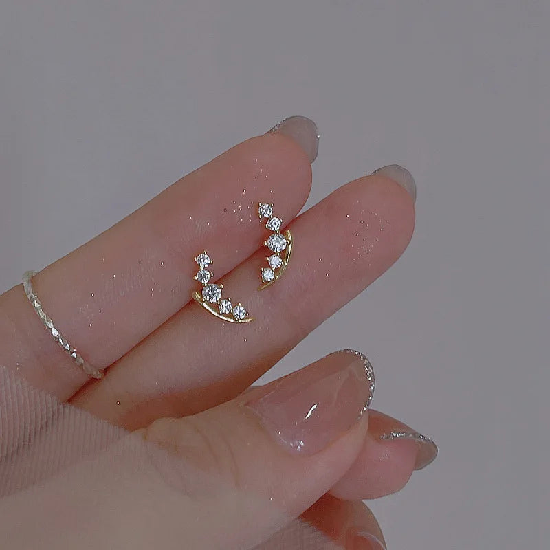 Cute Zircon Cherry Stud Earrings