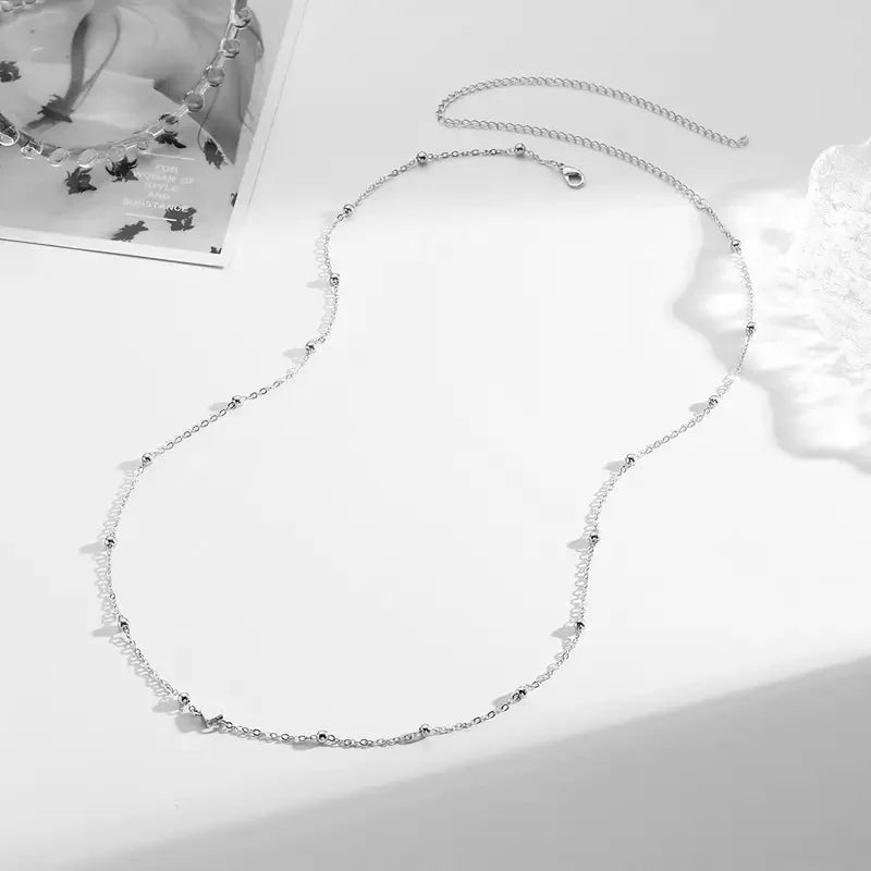 Y2K Double Layer Gold Belly Chain