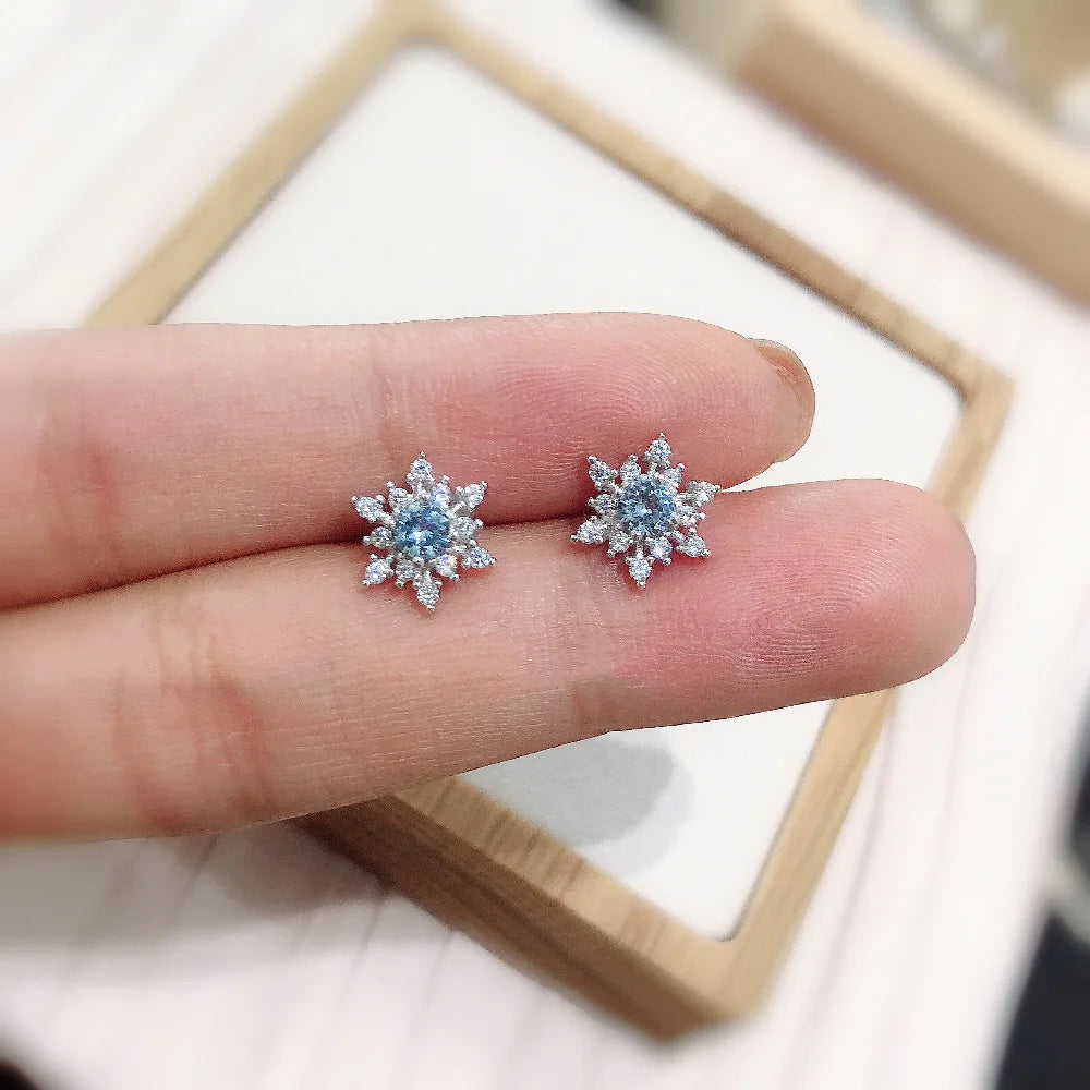 Cute Zircon Cherry Stud Earrings