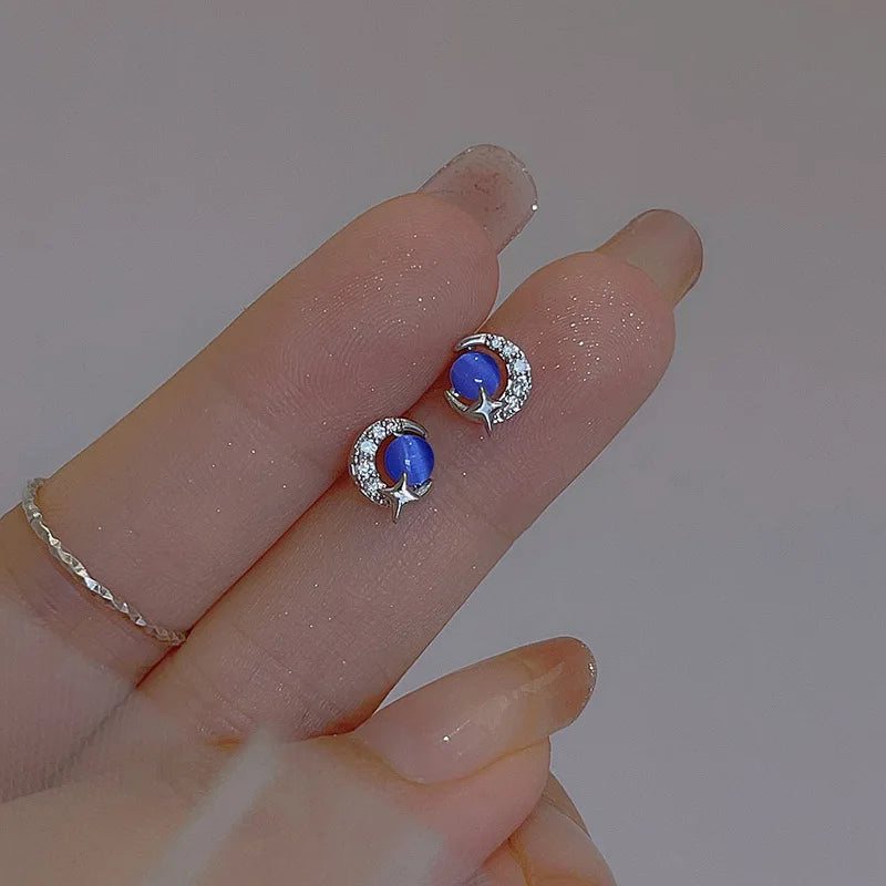 Cute Zircon Cherry Stud Earrings