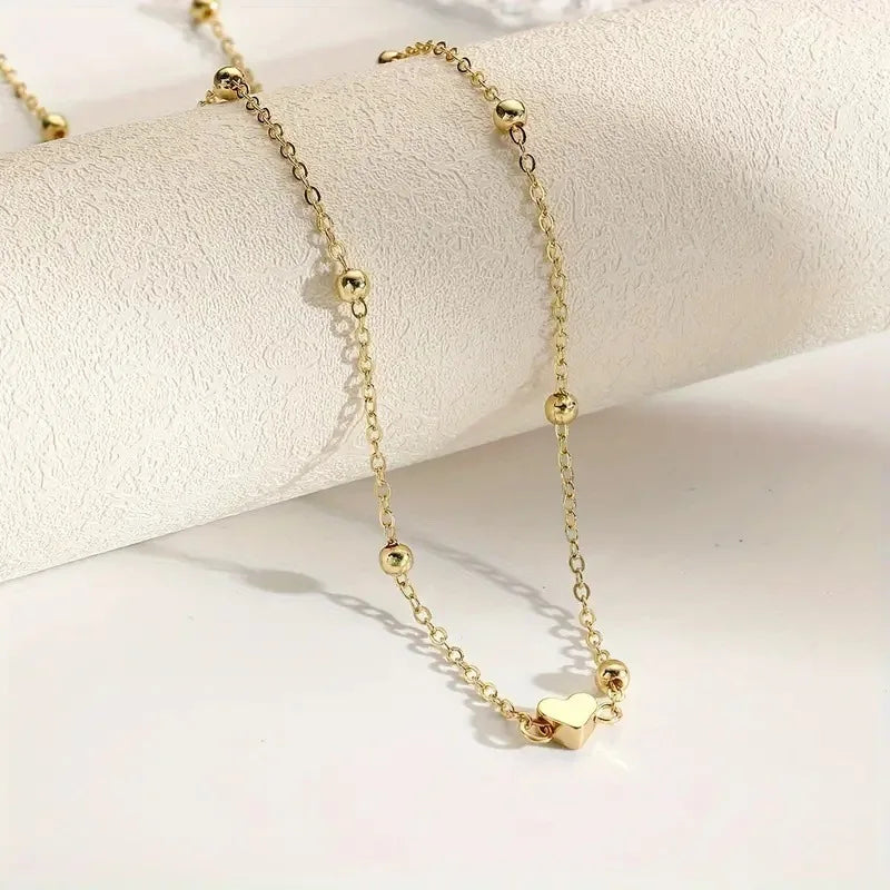 Y2K Double Layer Gold Belly Chain