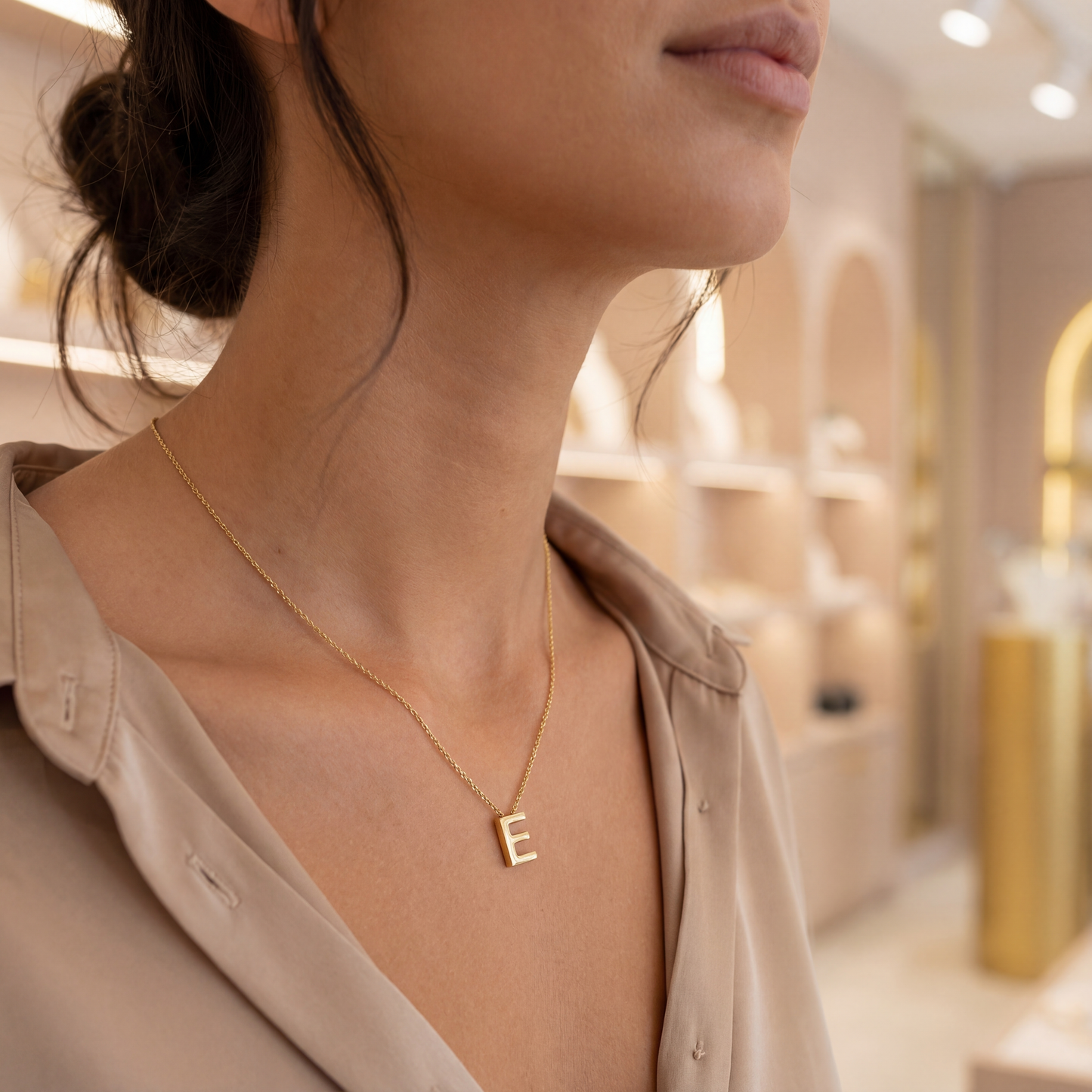 Liora Personalized Initial Necklace