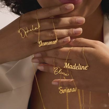 Personalized Name Necklace — A Meaningful Touch Close to the Heart